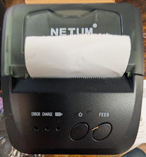Netum NT-1809DD Black Portable 68mm Mini Thermal Receipt Printer