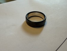 Zedd Zirconium & Silver 7mm Matt Wedding Ring R4902 – Genuine F.Hinds – UK Made