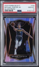 2020 PANINI SELECT SILVER PRIZM #106 MICHAEL PORTER JR. PSA 10