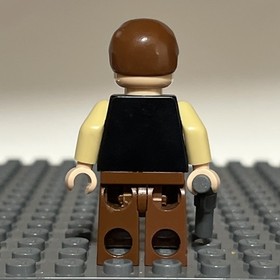 Lego Han Solo Minifigure Light Nougat Black Vest 2010 Star Wars sw0179a 1Z