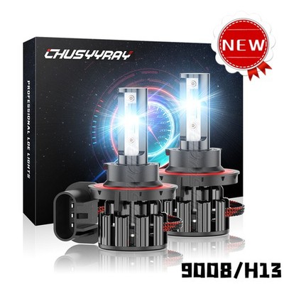 for Nissan Sentra 2004-2012 H13 9008 COB LED Headlight Bulbs Hi/Lo Beam 2X