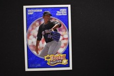 Pedro Martinez 2008 Upper Deck Baseball Heroes Navy Blue /199 New York Mets #106
