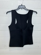 GAODI Women Large Waist Trainer Vest Slim Corset Neoprene Sauna Tank Top Zipper