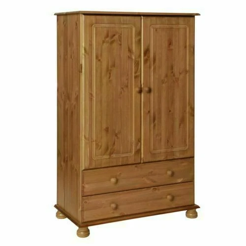 Pine 4 Door Wardrobes with Drawers