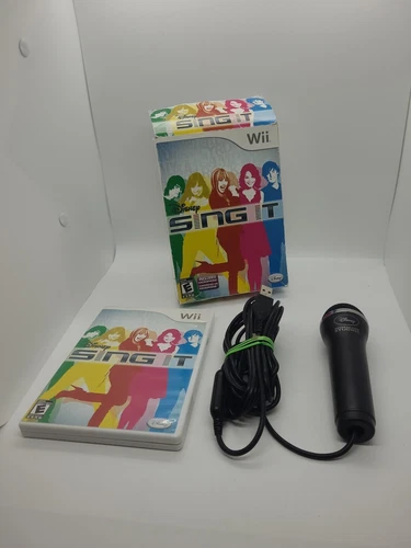 Disney Sing It (Nintendo Wii, 2008) CIB With interactive studios microphone!