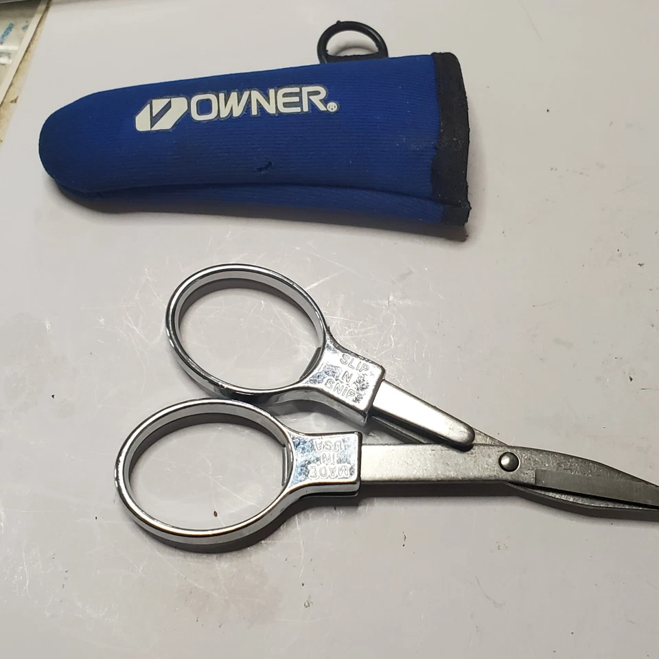 Tijeras de línea trenzada súper cortadas Deep Sea "Owner" con bolsa PEZ #132 Foto 4 de 4