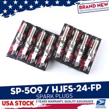 8X SP-509 HJFS-24FP Spark Plugs For Ford MOTORCRAFT Super Duty US Realiable NEW
