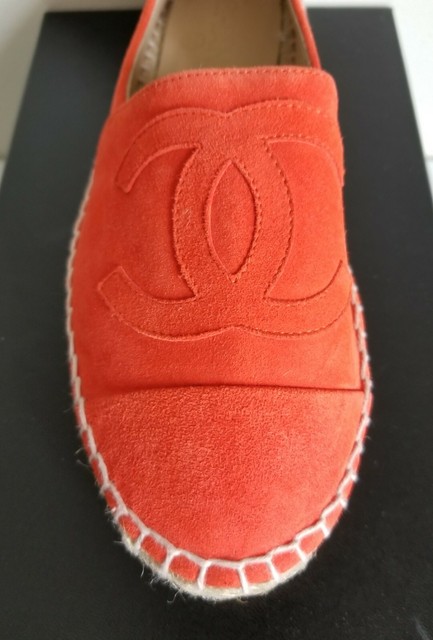 chanel suede espadrilles