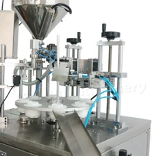 Cosmetic Plastic Soft Toothpaste Cream Tube Aluminum Tube Filling Sealer Machine
