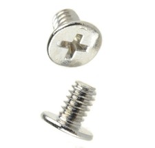 M2 x 3mm Laptop Phillips Flat Head Screw Nickel Plated NEW