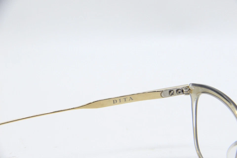 NUEVOS ANTEOJOS DITA DTX114-49-01 FLOREN ORO NEGRO AUTÉNTICOS 49-21 Foto 3 de 4