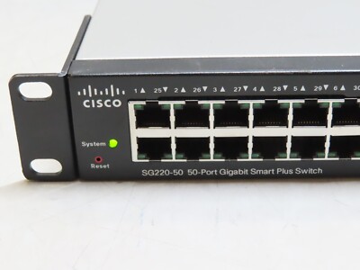 Cisco SG220-50 50-Port Gigabit Smart Plus Switch | eBay