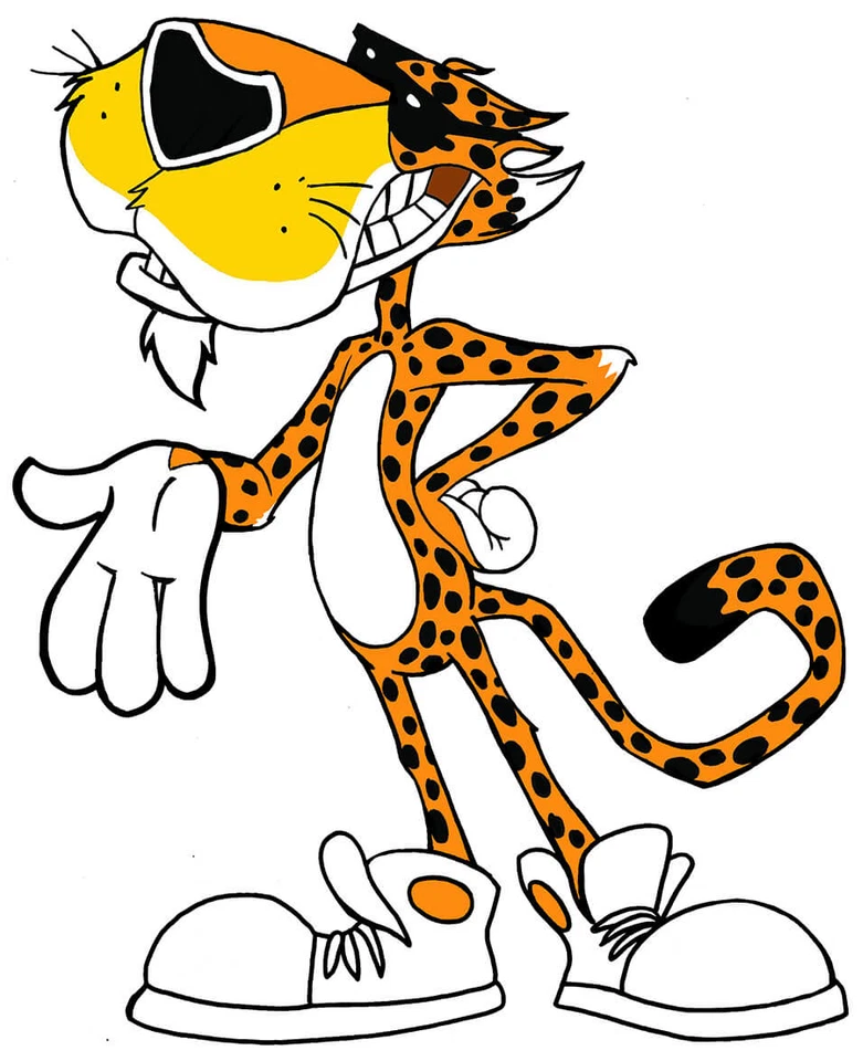 Chester cheetah sticker cheetos weatherproof bumper vinyl decal