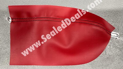 Black & Red Leather Seat Covers for 2011-2014 Dodge Challenger SE