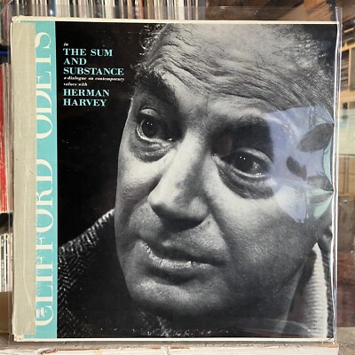 [RADIO/SPOKEN WORD]~EXC LP~HERMAN HARVEY~CLIFFORD ODETS~The Sum And Substance~