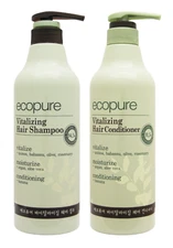 SOMANG ECOPURE VITALIZING HAIR SHAMPOO 700ml + CONDITIONER 700ml SET (US SELLER)