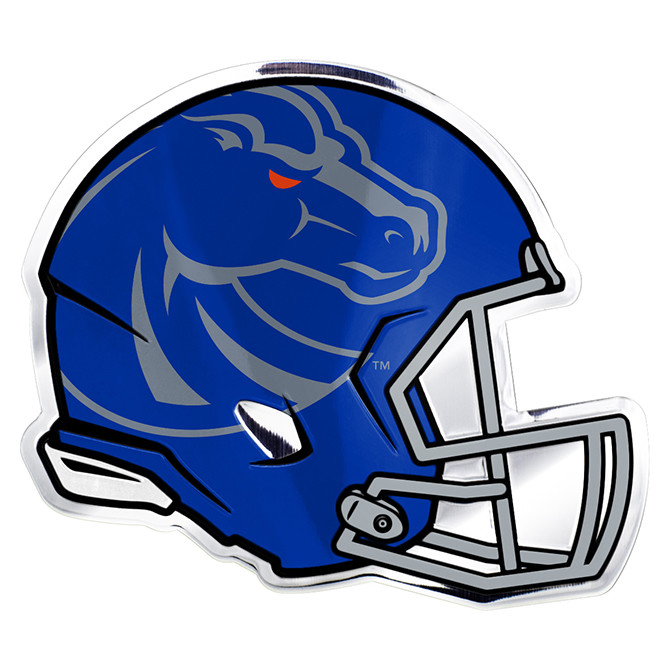 NCAA Boise State University Broncos 3D COLOR ALUMINUM HELMET