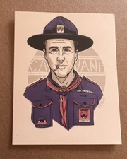 Tyler Stout Handbill Ed Norton Moonrise Kingdom Wes Anderson Pros Cons Purple