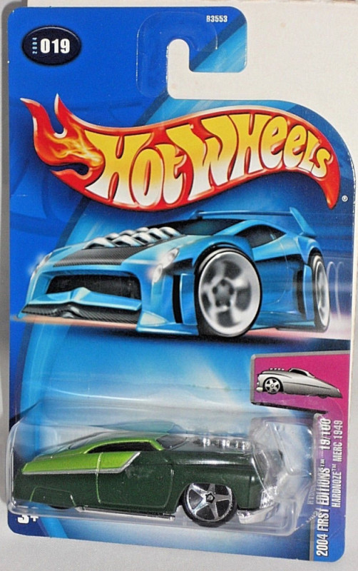 Hardnoze Merc 1949 Hot Wheels 2004-019 First Editions Retired 2006
