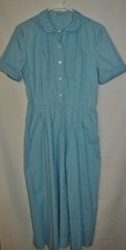 Womens Vintage KAY WINDSOR Blue Fit & Flare Dress Size L?