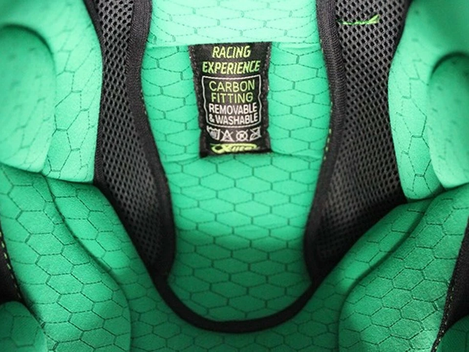 X-lite Integralhelm X-802RR Ultra Carbon Shiny Mesh | Grün-Carbon | Motorradh... - Bild 4 von 4