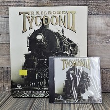 Railroad Tycoon II PC 1998 Game New/Sealed Jewel Case w/ Box Open No Manual