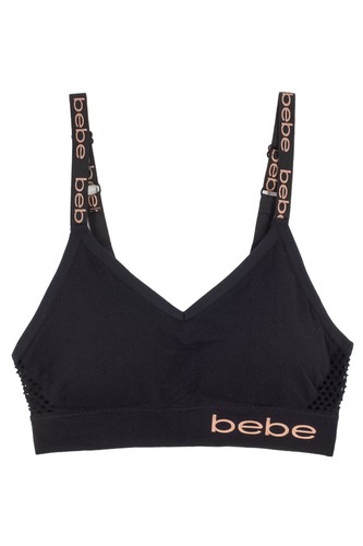 2 PIEZAS Gris Negro Bebé Sexy Sujetador Deportivo Inalámbrico Correas con Logotipo Sujetador Sin costuras 2977 - Imagen 3 de 3