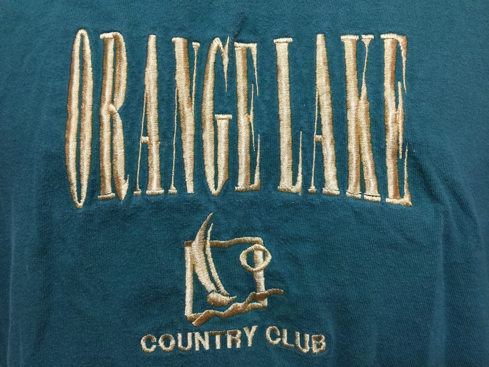 ORANGE LAKE Country Club TShirt XL Sewn/Embroidered Kissimmee Florida