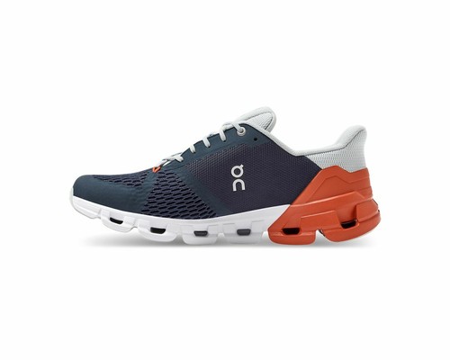 New 8.5 Men's ON CLOUD CLOUDFLYER Midnight Rust Running Shoes - Picture 2 of 4