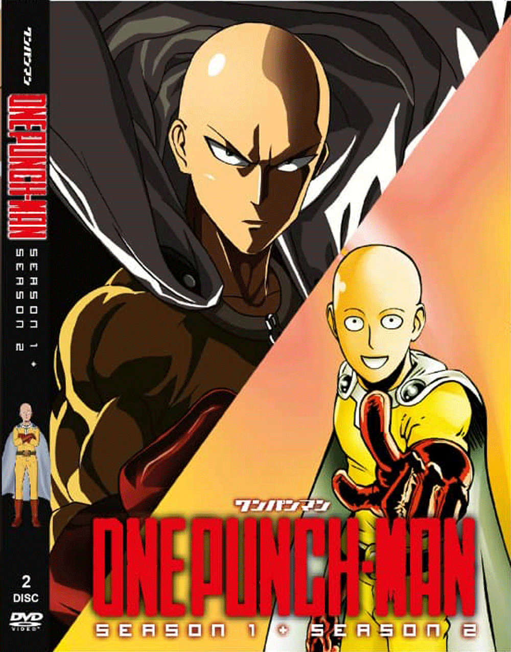 Japanese Drama One Punch Man Season 1+2 Blu-ray Free Region English Sub  Boxed