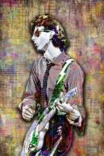 RIC OCASEK of The CARS 12x18inch Memorial Poster Ric Ocasek Poster Shipping US