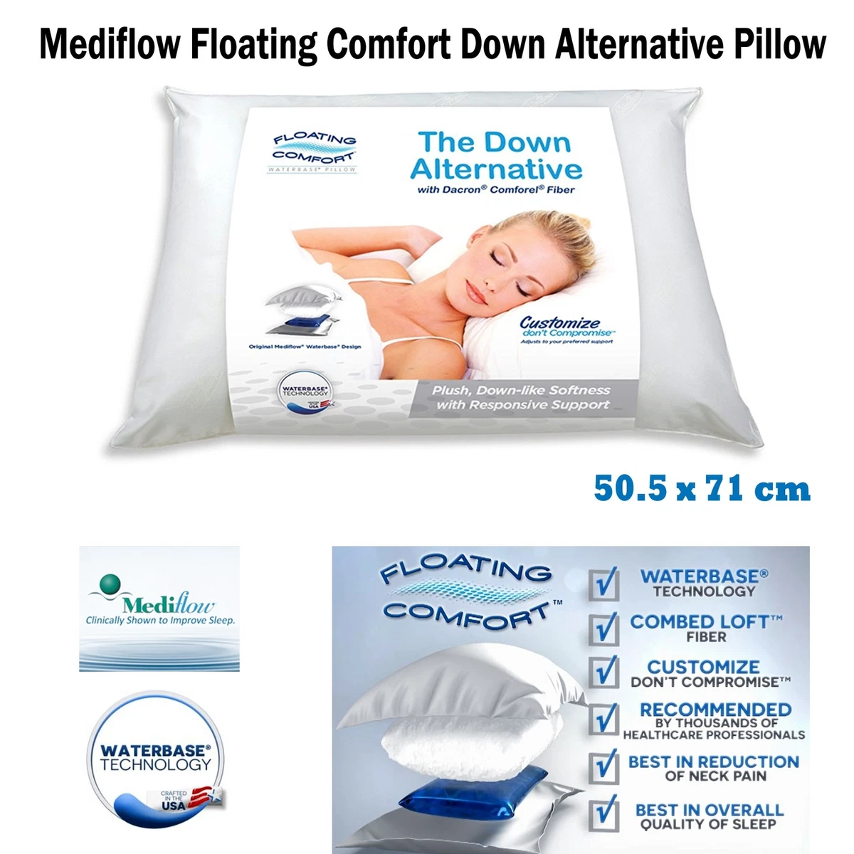 Mediflow waterbase pillow clearance target