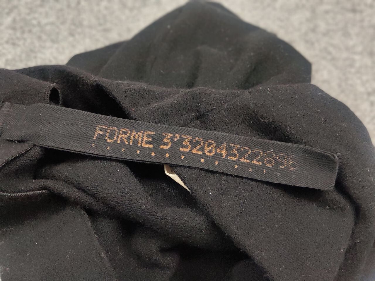 Forme D'expression 33204322896 Design Black Lana Wool Harem sarouel Pants