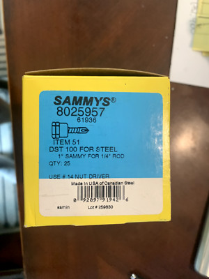 Everflow Sammys 8025957-50 DST 100 1/4 Inch Vertical Threaded Rod Anchor Desi...