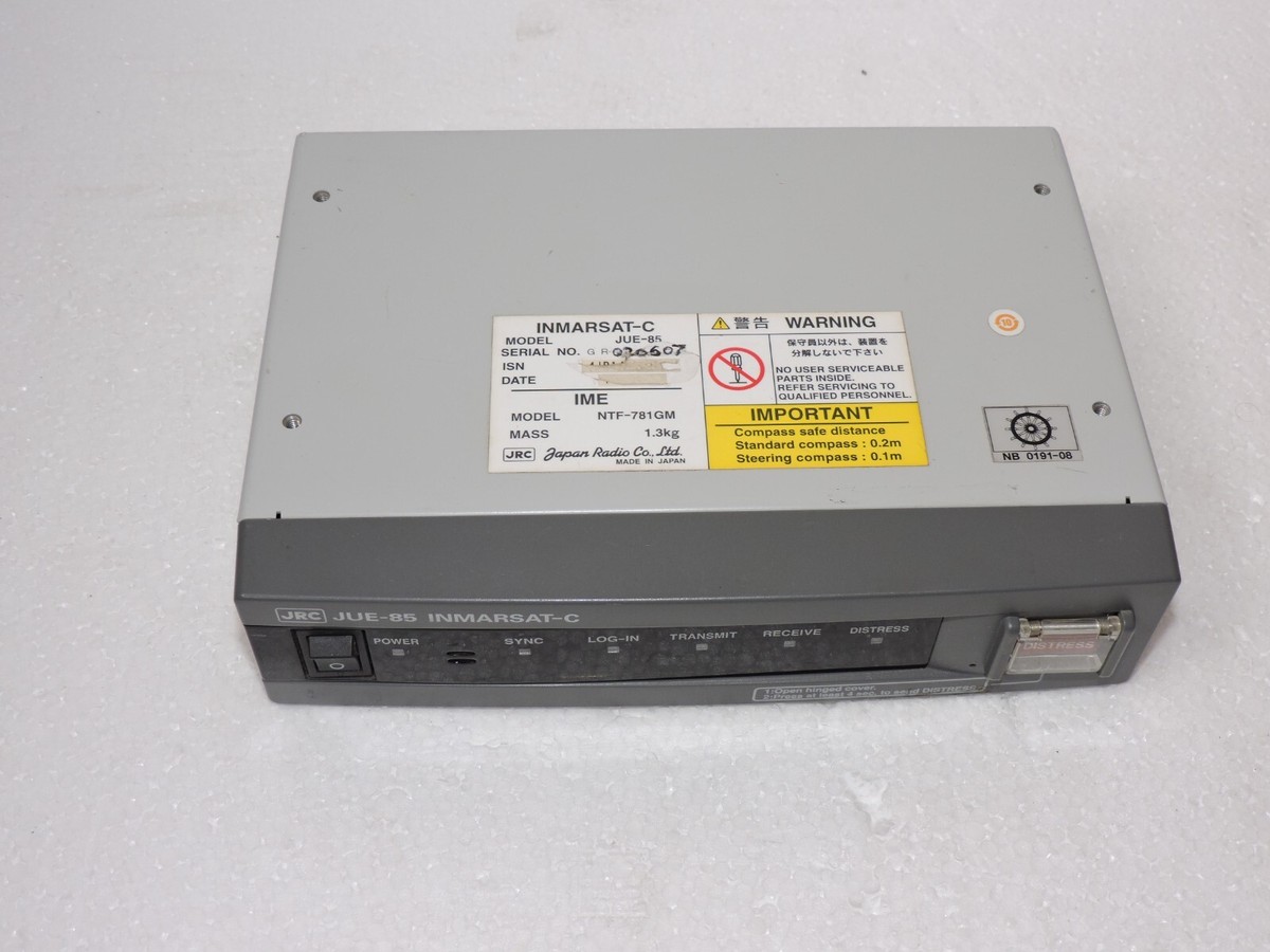 JRC JUE-85 Inmarsat Mini-C S/N 030507 IME Model NTF-781GM | eBay