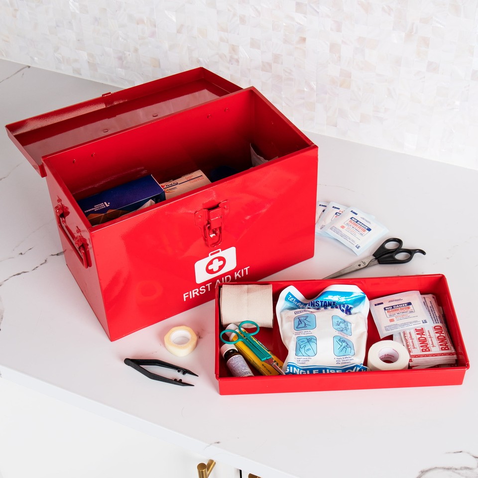 Large First Aid Kit Box Household Emergency Kit Storage Box Emergency