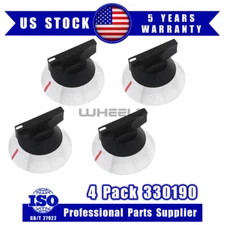 4 Pcs Range Burner Knob For Whirlpool WP330190 330190, AP6008016, 309540, 328135