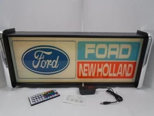 Ford New Holland LED Display lighted sign lightbox Wall Hanging Light