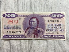 $20 US Military Payment Certificate Series 692 High Grade Scarce Denom Type