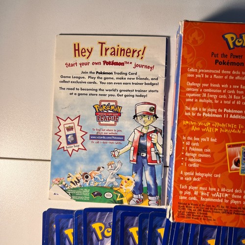 WoTC Pokémon Hot Water Theme Deck Base Set 2 60 Cards, Coin, Rulebook, Counter - 第 11/14 張圖片