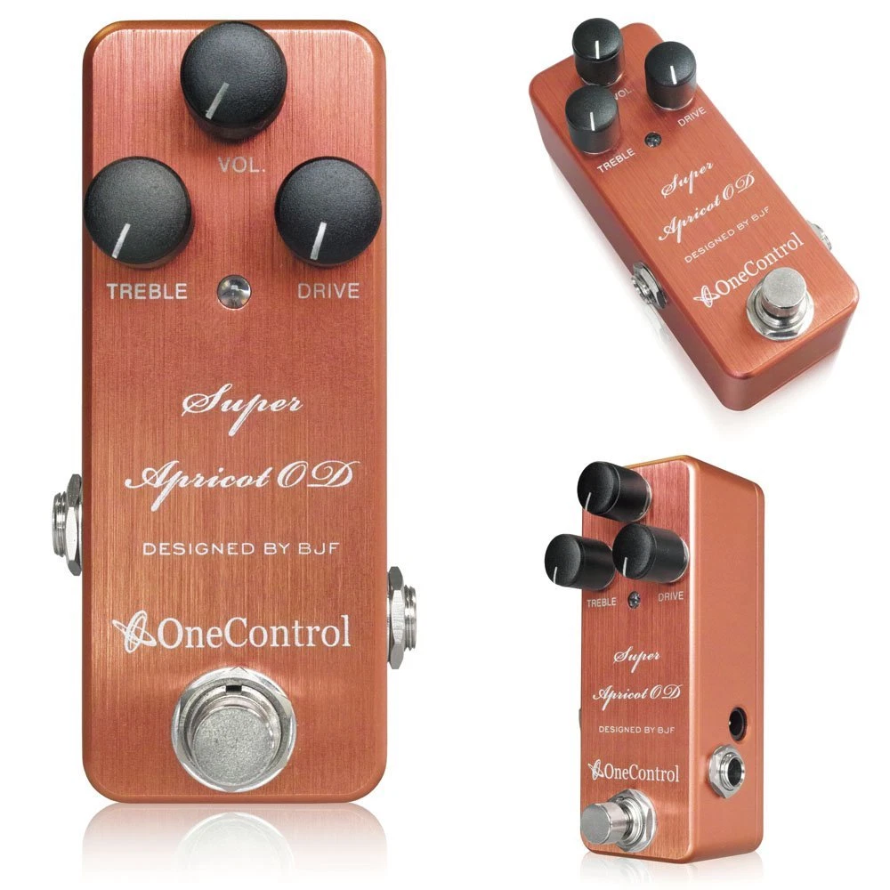 One Control Super Apricot OD Overdrive Guitar Effect Pedal w/ Tracking NEW