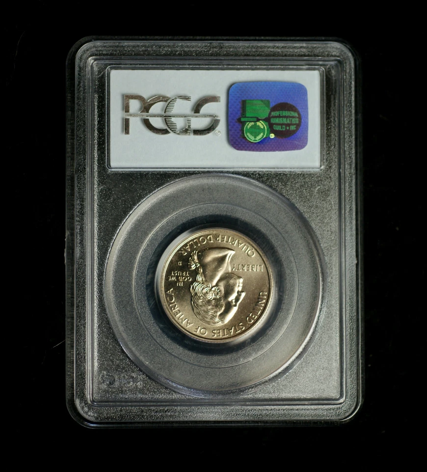 2001 P New York Statehood Quarter PCGS MS 65 - Image 2 of 2