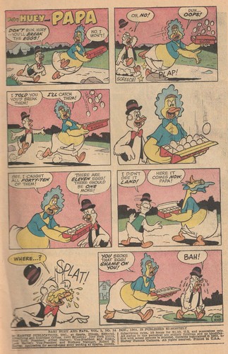 Baby Huey PAPA #14 - Silver Age Harvey Comics 1964 - Picture 2 of 3