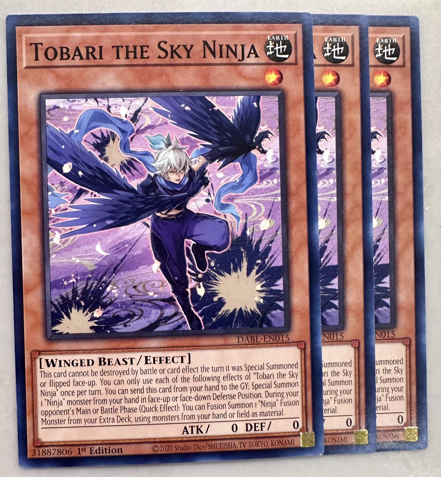 Yugioh Funny Shop] 1 Lá Thẻ Bài Tobari The Sky Ninja - MP23-EN166 - Common 1st Edition