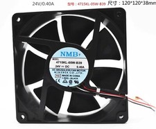 NMB 4715KL-05W-B39 12038 DC24V 0.36A 3-Wire Dual Ball Inverter Cooling Fan