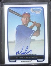 2012 Bowman Chrome Autograph #BCA-NM Nomar Mazara