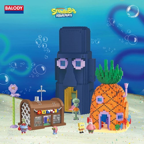 Spongebob Krusty Krab ristorante ananas casa calamari scene di stanza - Foto 15 di 25