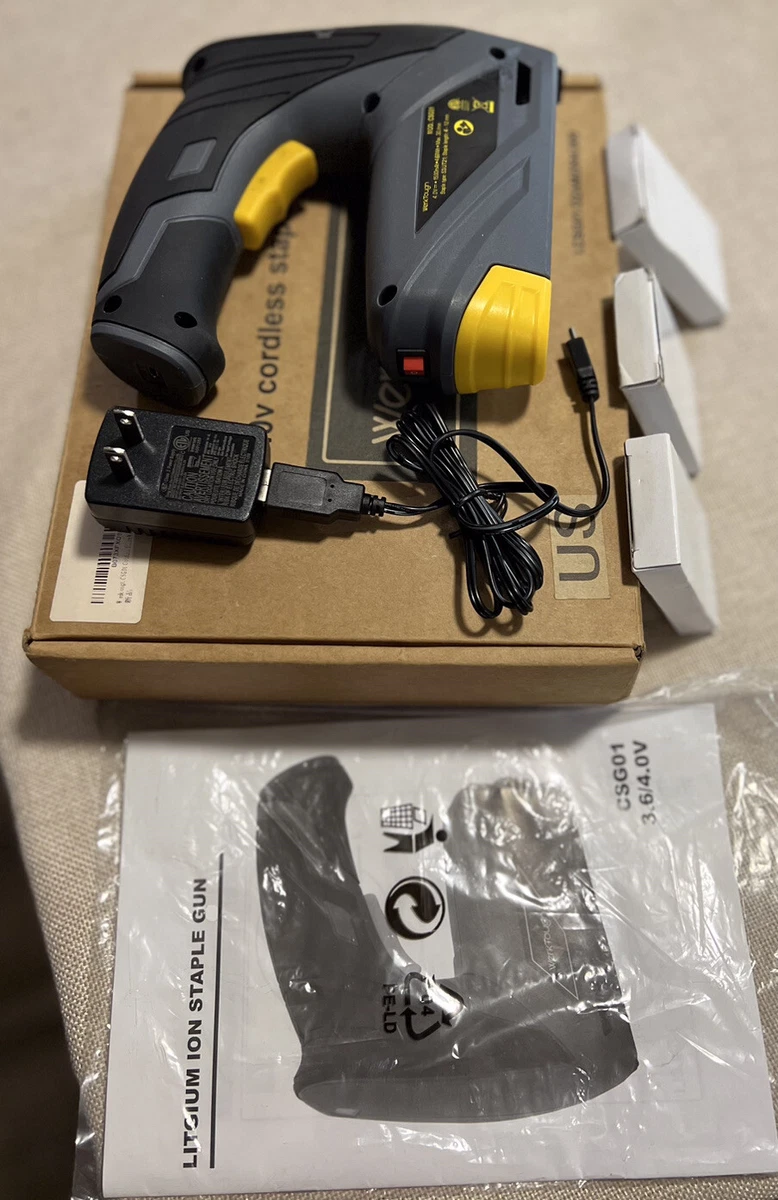 Rechargeable staple gun deals