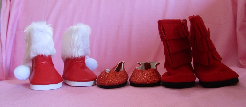 Summer Blow Out Sale Boots 7 Set fits Girl Doll 18 Inch Seller lsful