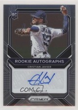 2021 Panini Prizm Rookie Cristian Javier #RA-CJ Auto 3h1